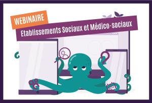 Visuel d'Oktotis la pieuvre et des écrans.