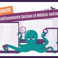 Visuel d'Oktotis la pieuvre et des écrans.